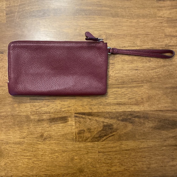 Coach Double Zip Wristlet Wallet - Picture 3 of 8